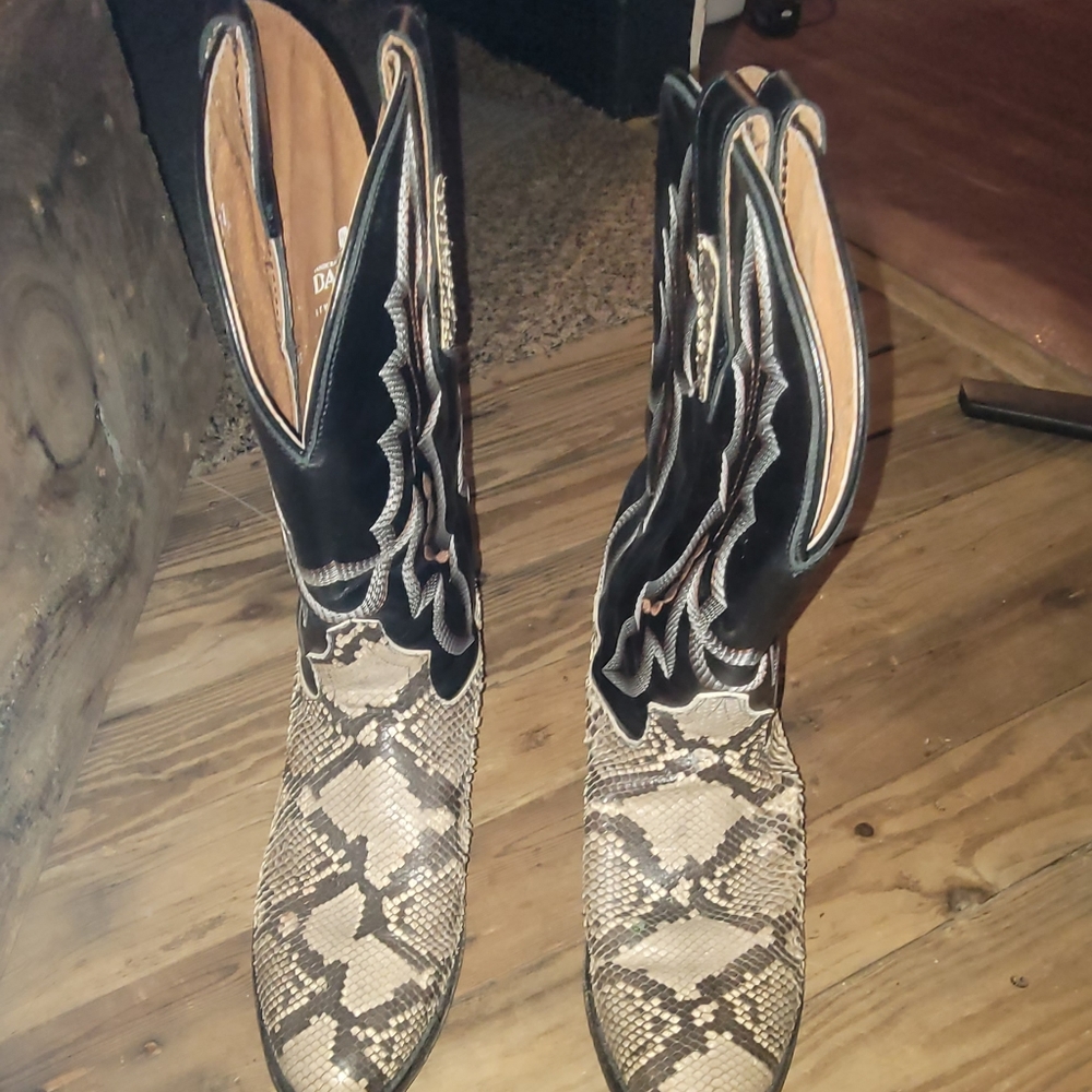 Dan Post Snakeskin boots Size 10D